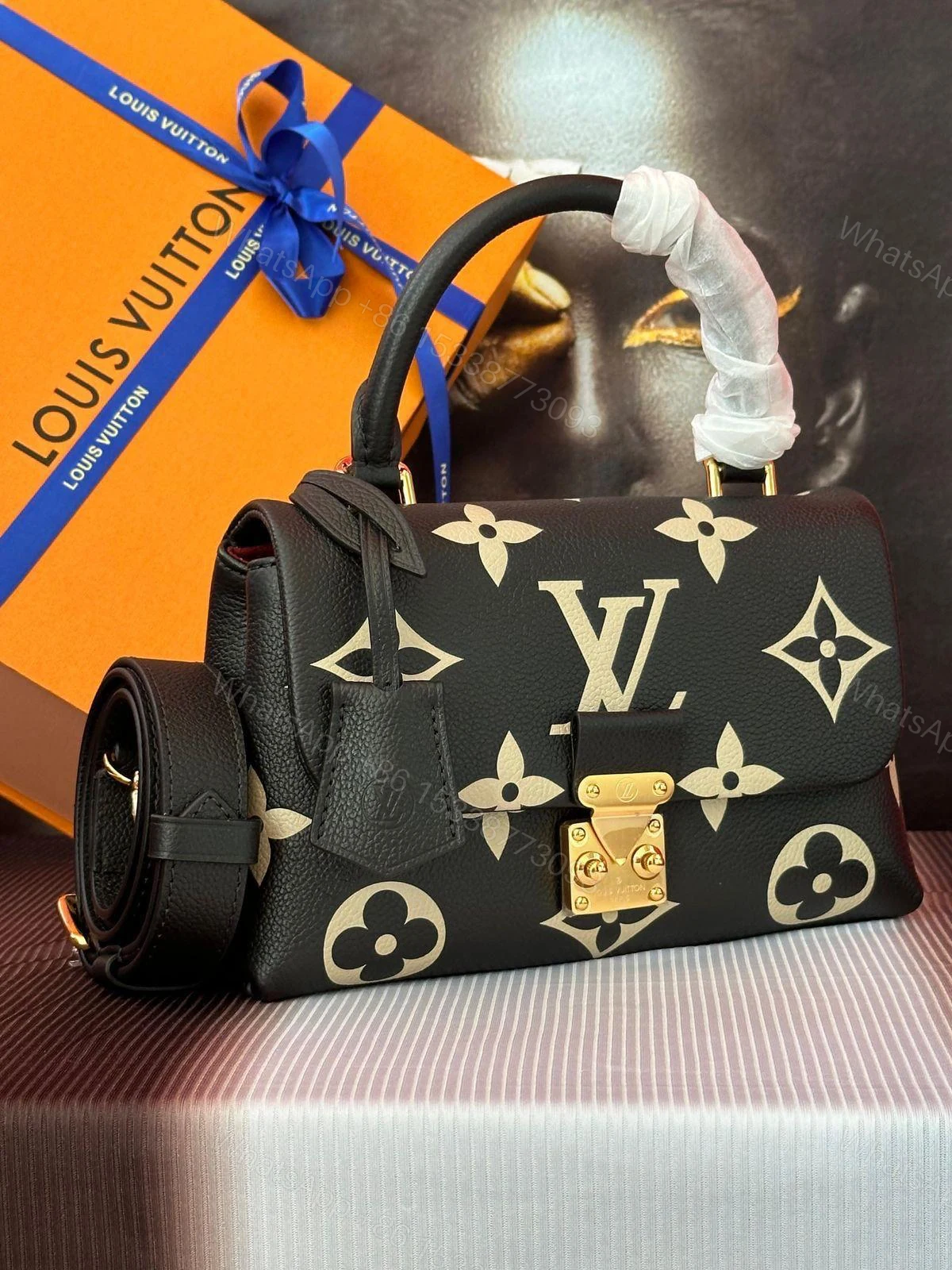 Louis Vuitton Madeleine BB Top Handle Apricot First Copy | AAA+ Replica Designer Bag — view 1