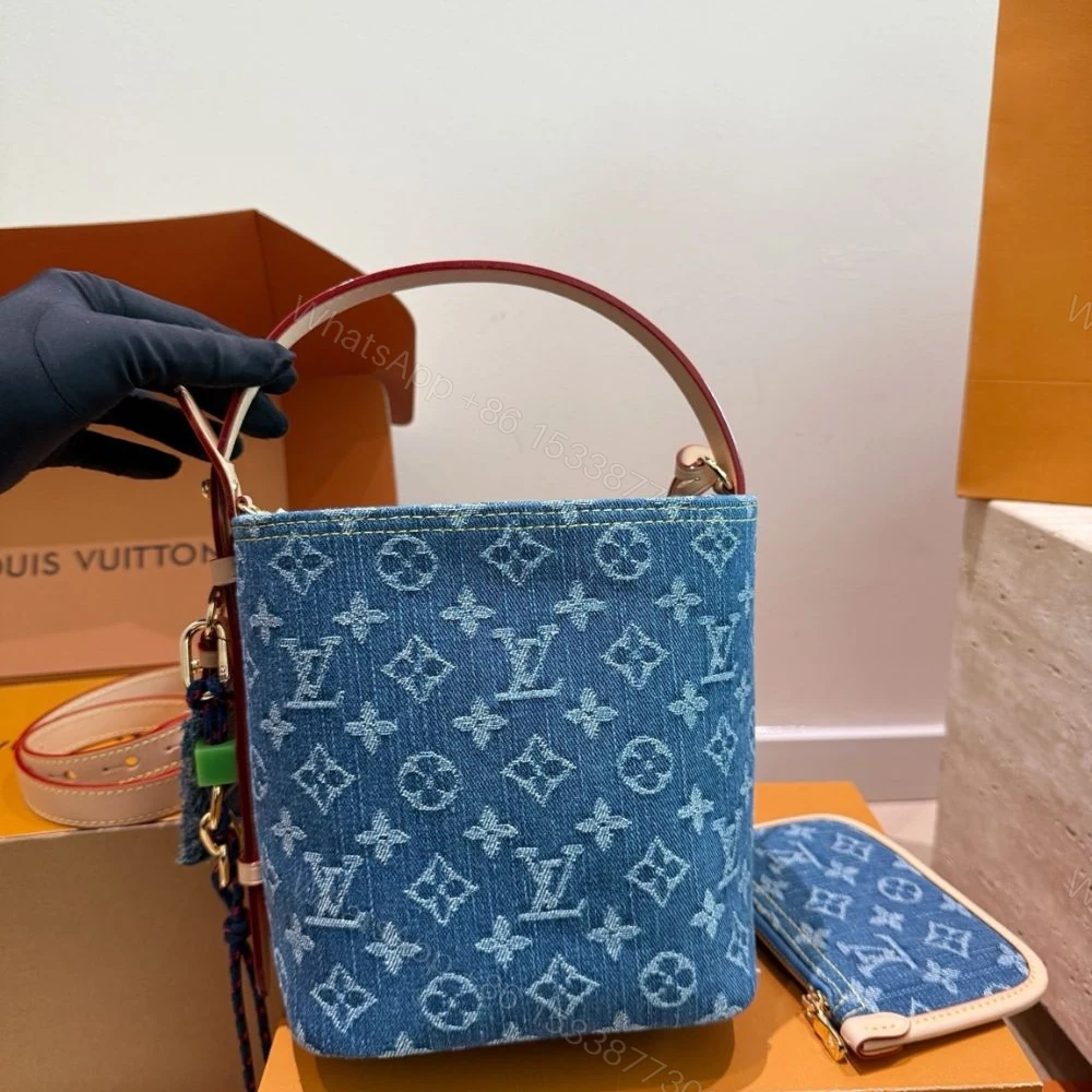 View 2 of Louis Vuitton All In BB Blue Denim 18cm M28107