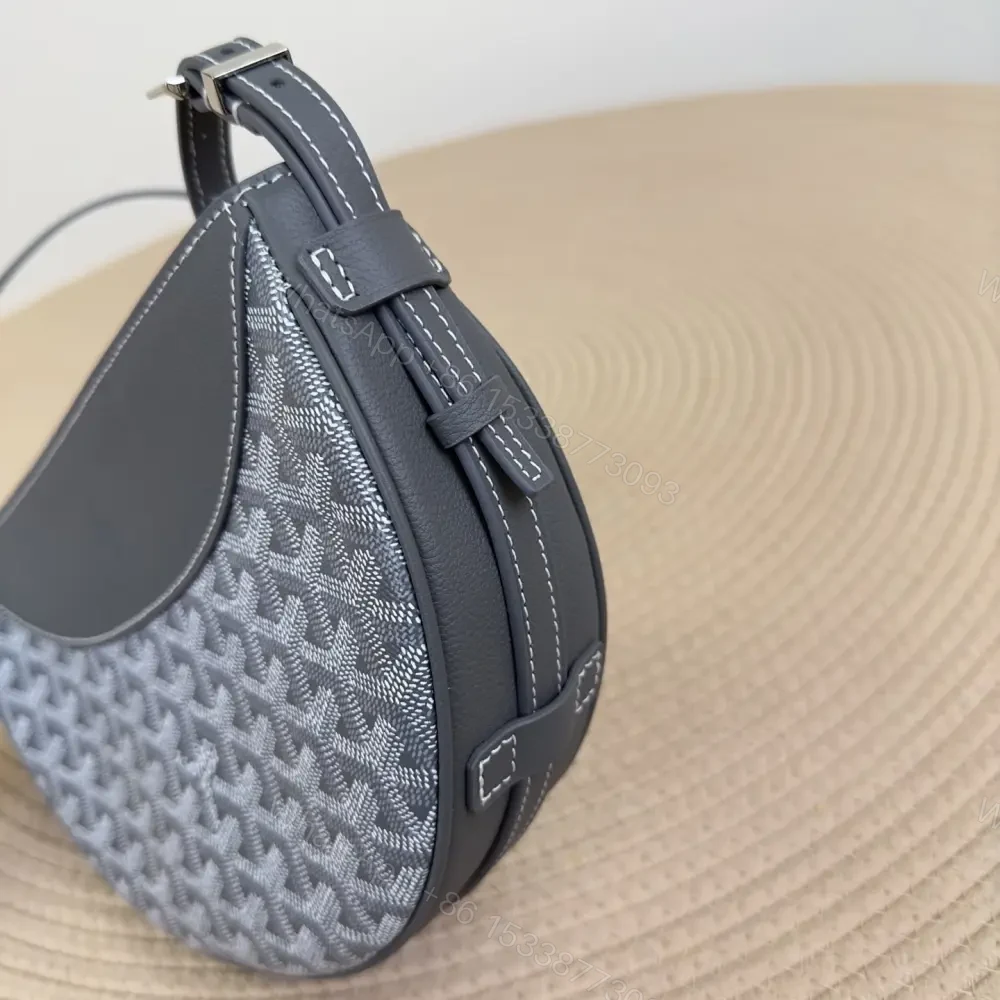 View 7 of 高仿Goyard*51CL51P單肩半月包灰色免檢版