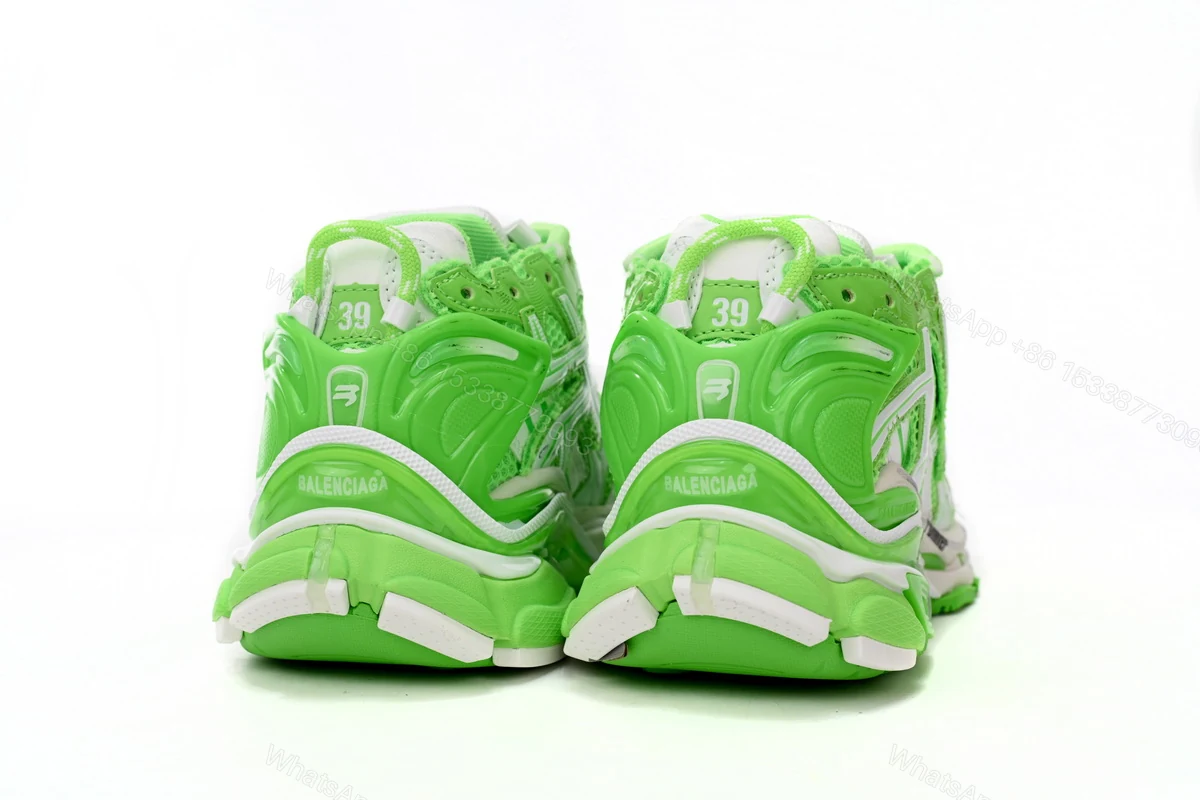 View 8 of Balenciaga Runner White Green 677402 W3RBM 3590