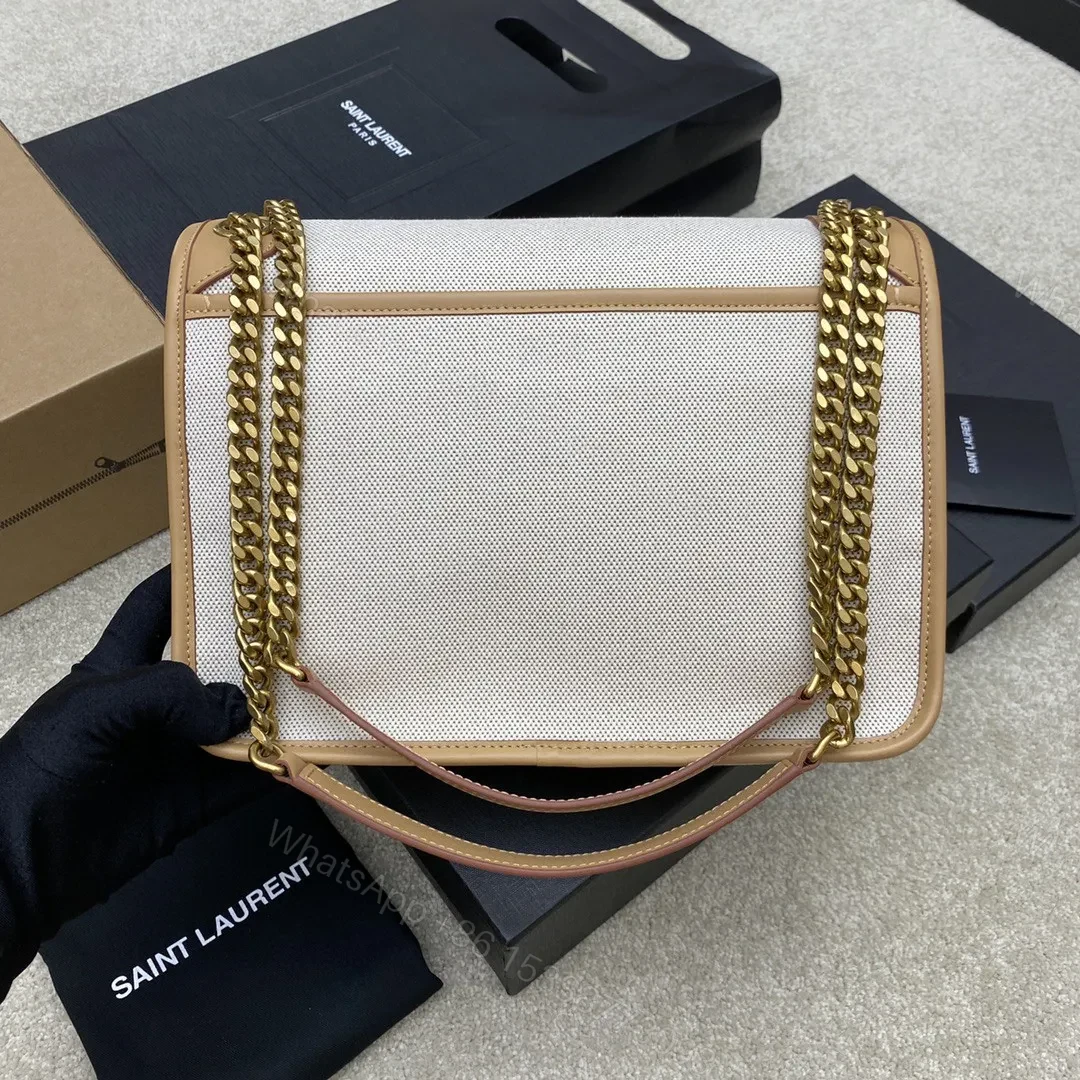 View 2 of Yves Saint Laurent YSL Niki Bag Natural Canvas