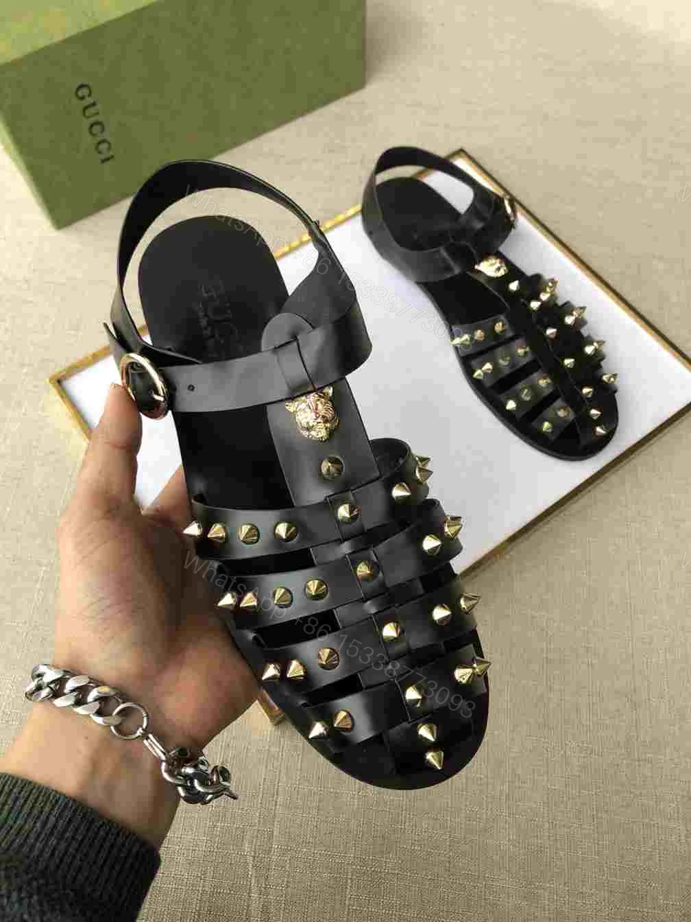 View 8 of GUCCI SANDAL WITH DOUBLE G – SDG004