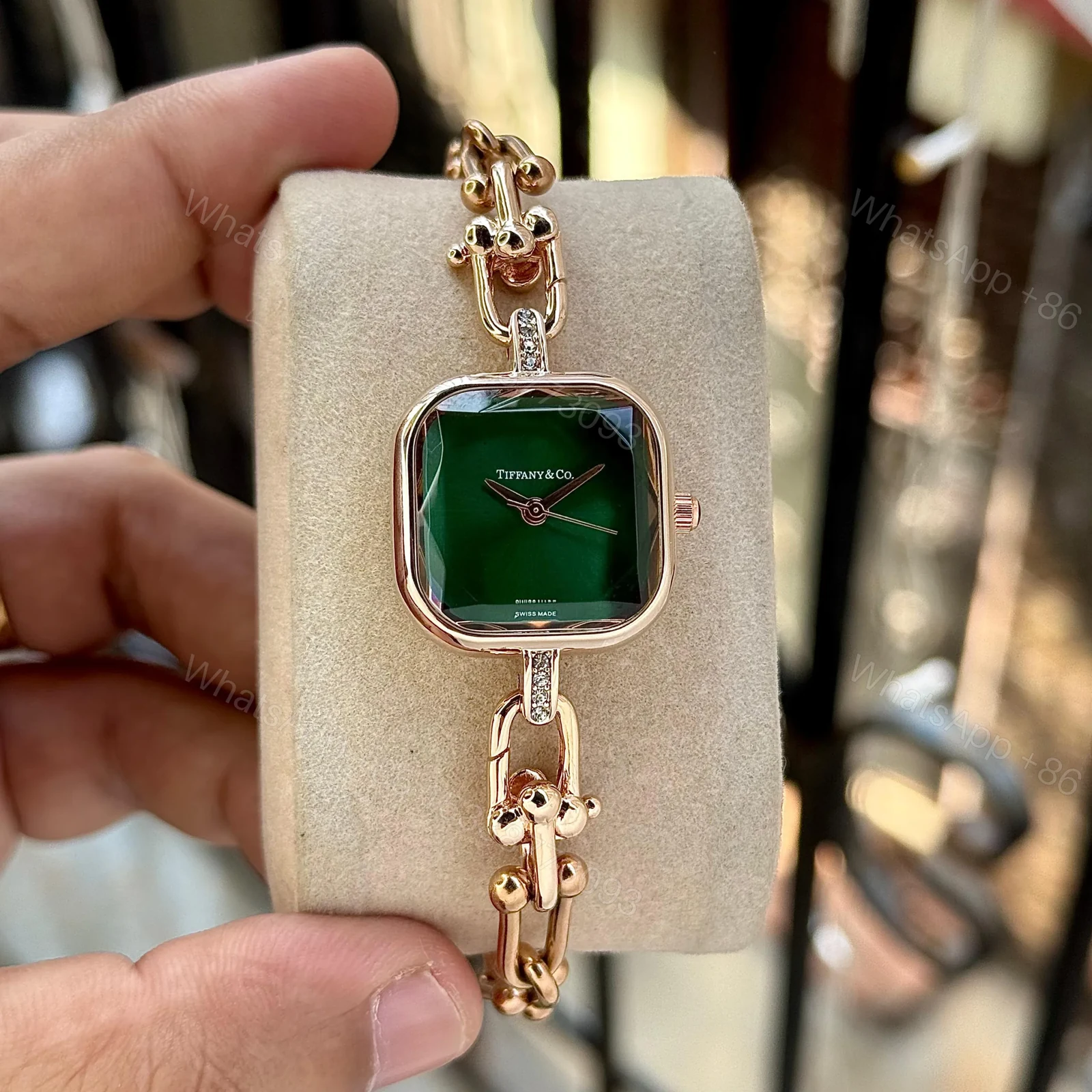 Tiffany & Co. HardWear Green Dial Luxury Timepiece — view 1