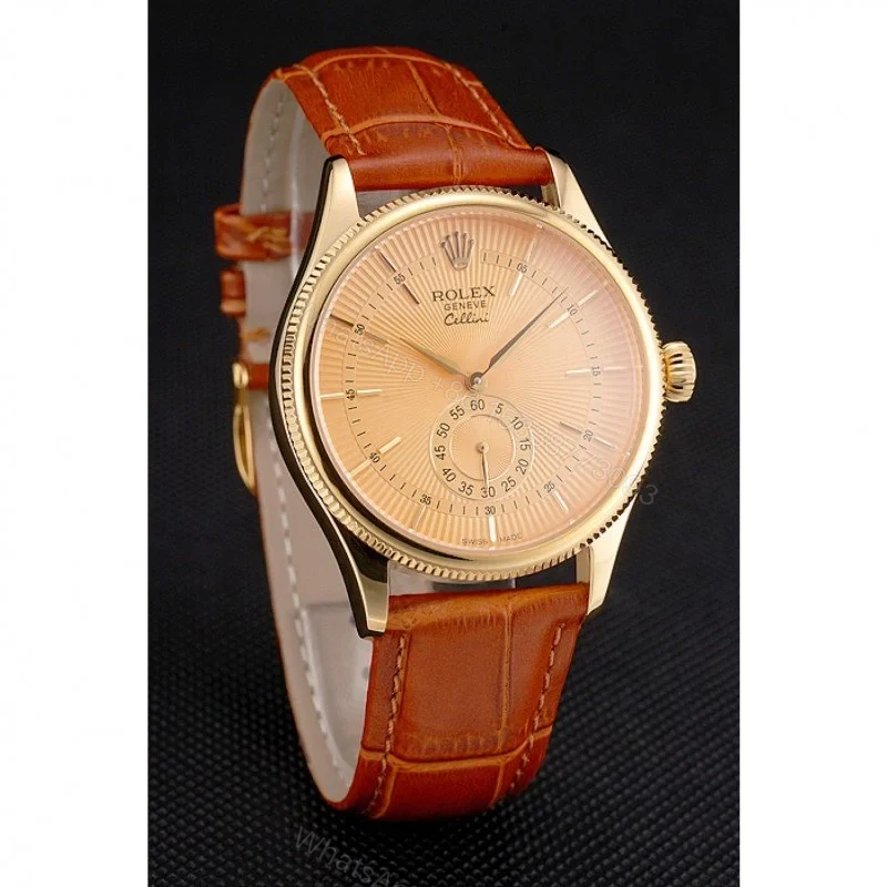 View 3 of Superclone Rolex Cellini Gold Dial REP016789