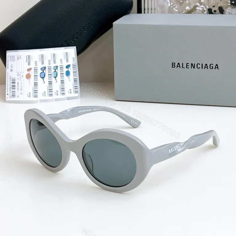 View 8 of Chic Pink Round Sunglasses â€“ Balenciaga-Style, All-Day Comfort