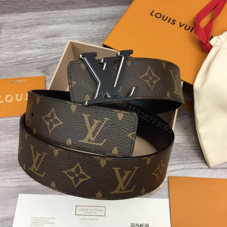 View 2 of Louis Vuitton Monogram Belt: Subtle Luxury