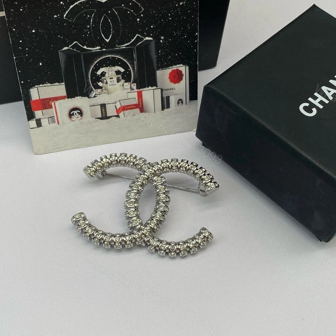 View 3 of Chanel Chain CC Brooch