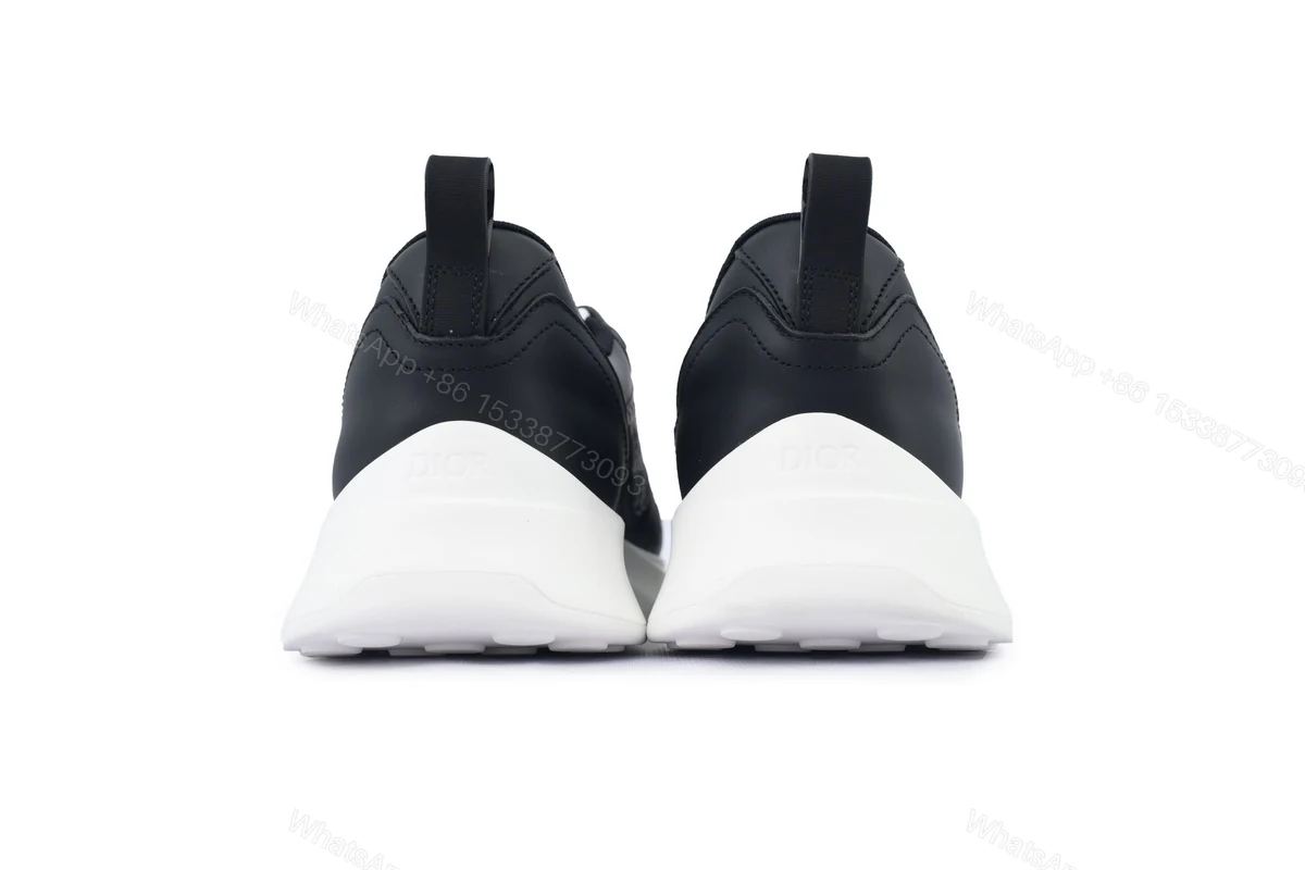 View 2 of Dior B25 Runner Black Smooth Calfskin Oblique Jacquard 3SN299ZIR_H965