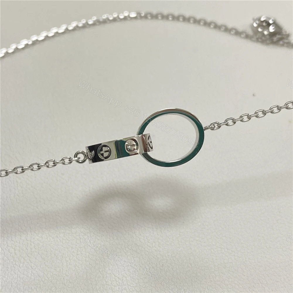 View 4 of Cartier Love Link Necklace White Gold B7212500