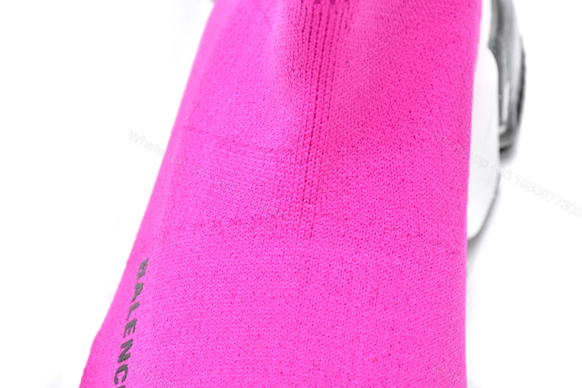 View 8 of Balenciaga Speed Trainer Rose Red