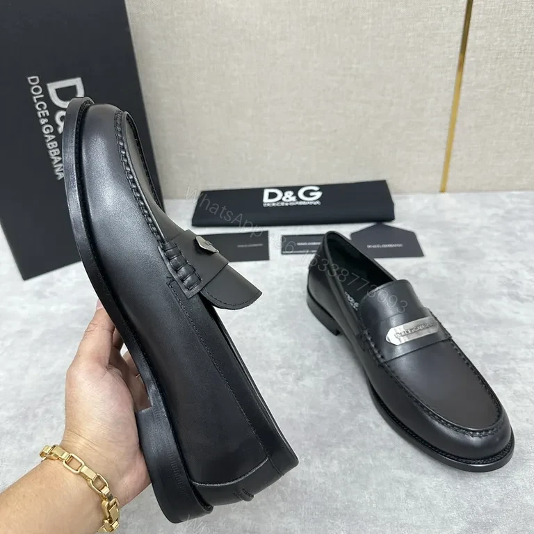 View 2 of Premium Leather Penny Loafers - Signature Hardware, All-Day Comfort
