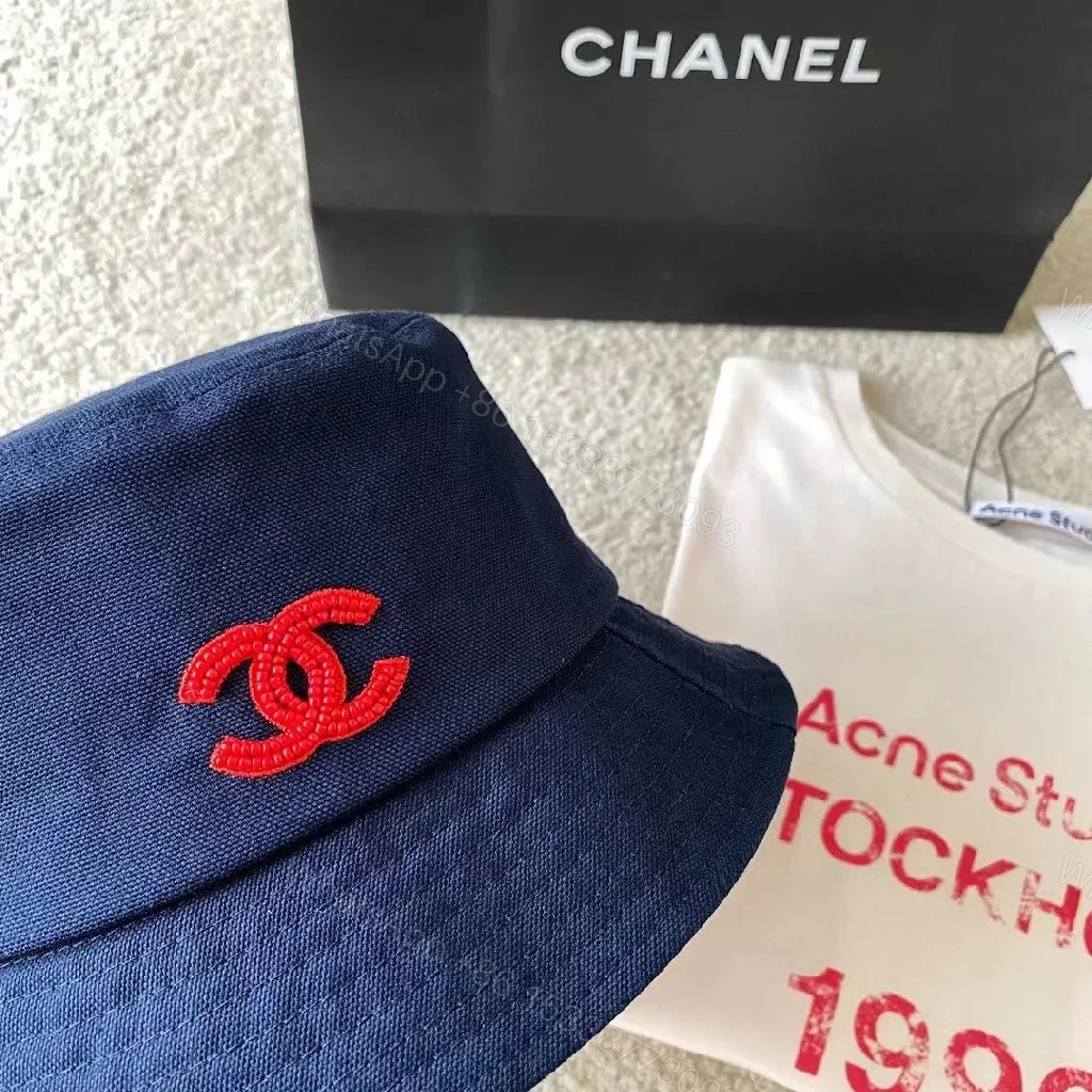 View 9 of Navy/Cotton-Blend Bucket Hat: Subtle Luxury, Everyday Shine