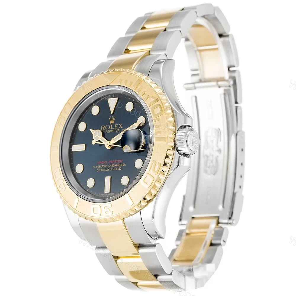 View 2 of Replica Rolex Yacht-Master Blue Dial 16623-2