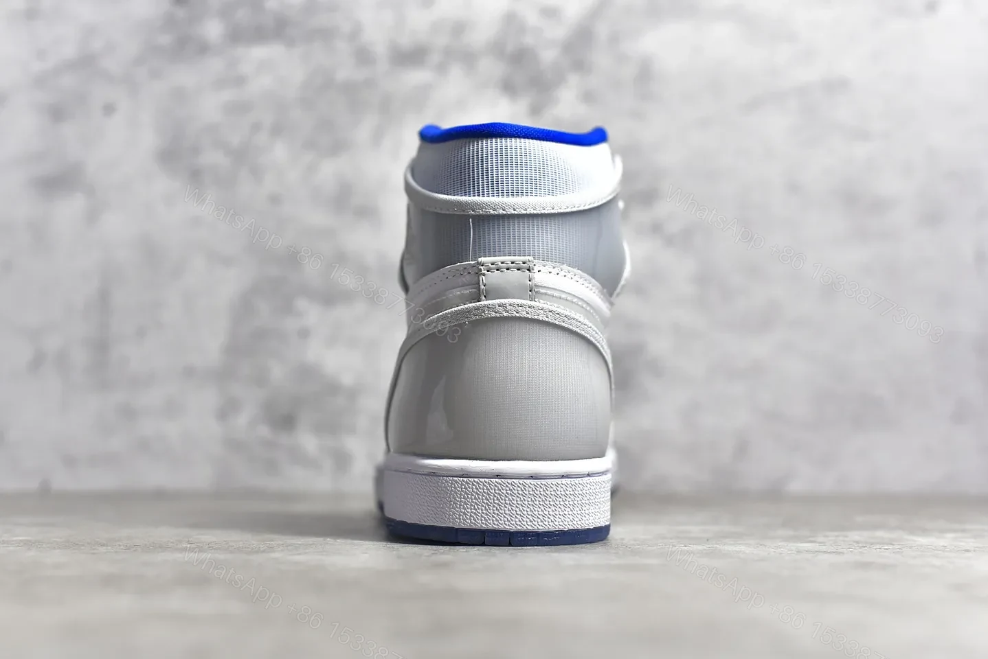 View 6 of Air Jordan 1 Retro High Zoom White Racer Blue Reps