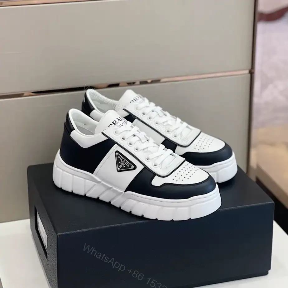 View 4 of PRADA LEATHER SNEAKERS – PRD032