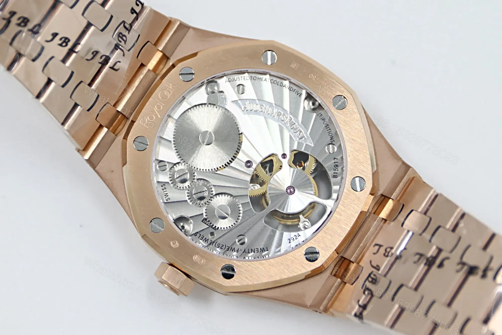 View 9 of ZF Factory Audemars Piguet Royal Oak Tourbillon V2 Upgrade Edition – Rose Gold with Blue Dial, 41mm Case, 2020 Model