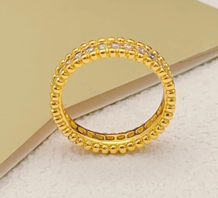 View 3 of Van Cleef Arpels Replica Perlée Diamonds Ring