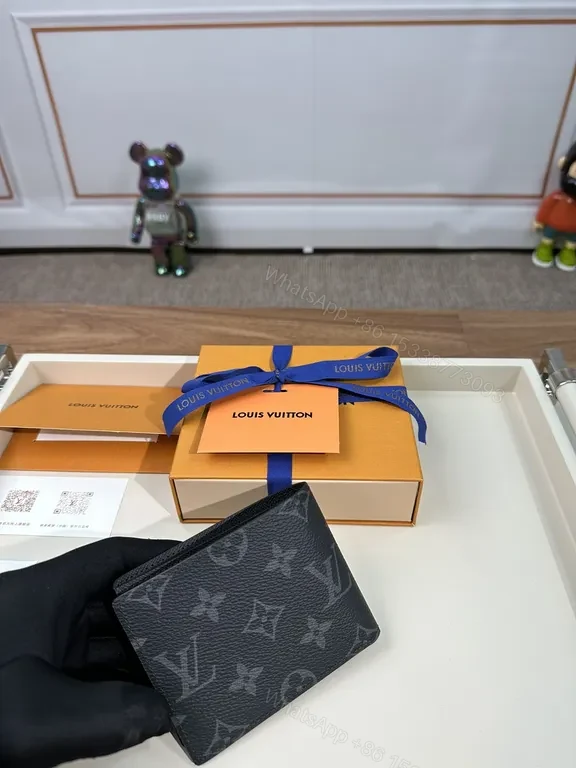 View 8 of Compact LV Monogram Wallet: Signature Texture, Everyday Luxury