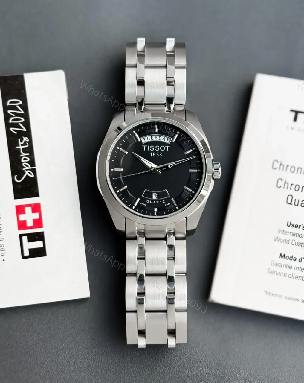 View 3 of Tissot Day-Date Black Dial