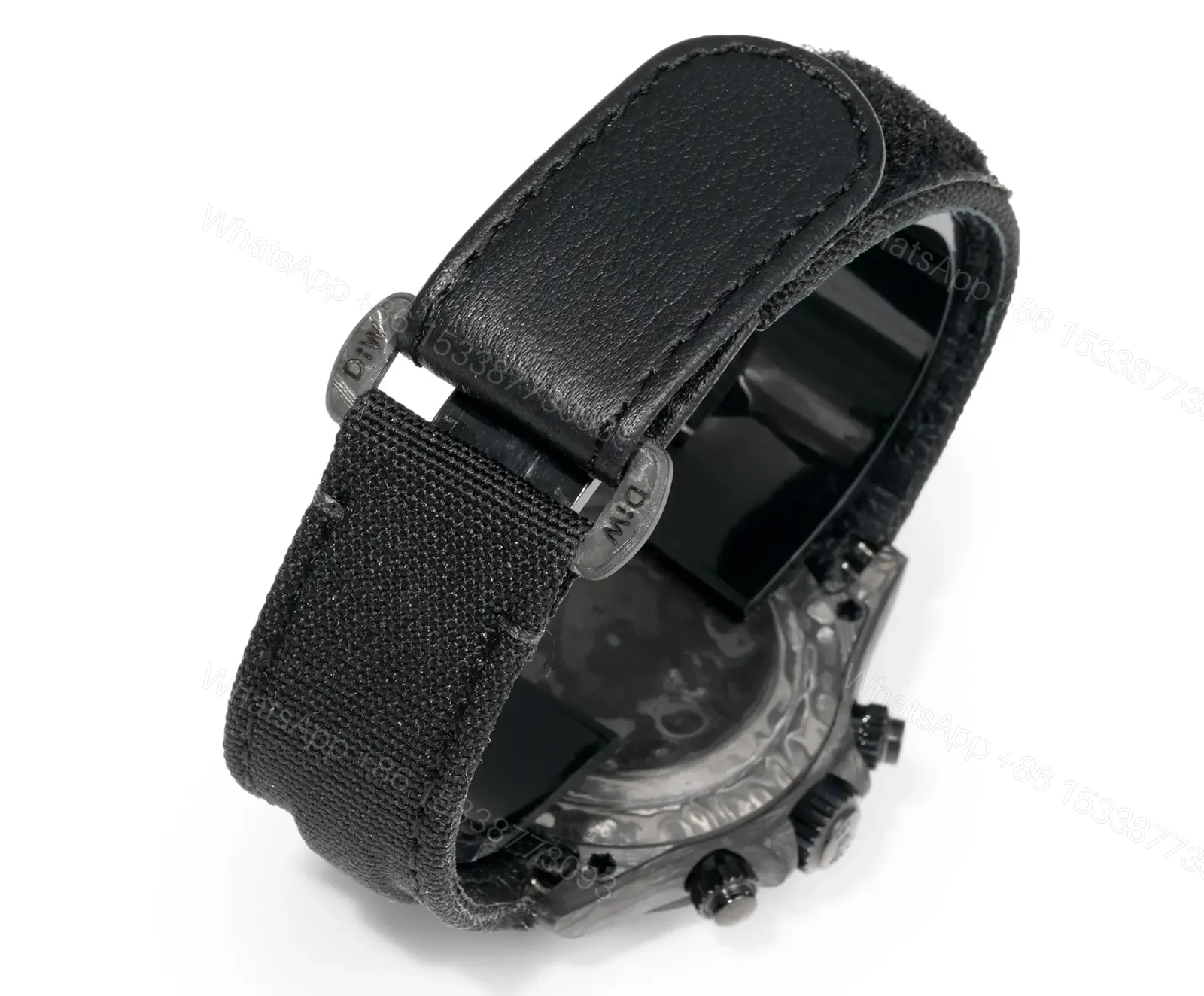 View 9 of Rolex Daytona Black Carbon 4130 Edition All Black Dial Strap 40mm RLX-DAY-CARB-4130-ALLBLK40-V2