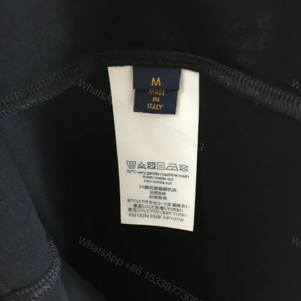 View 2 of Minimalist Black Cotton Tee + LV Monogram + Premium Everyday Wear