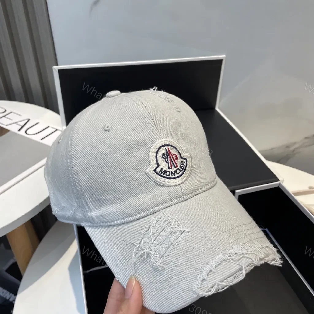 View 5 of Distressed Monogram Cap: Subtle Chic & Everyday Edge
