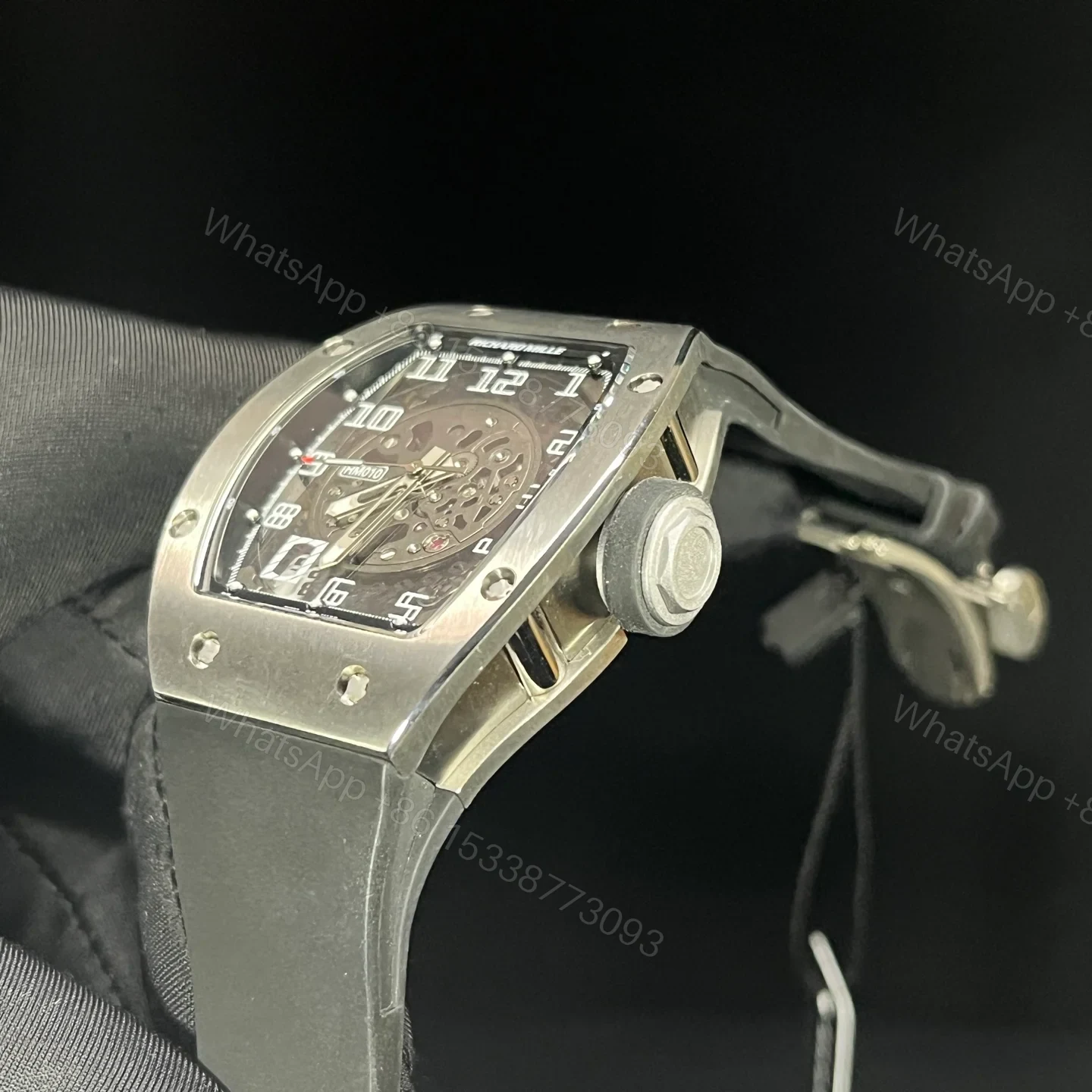 View 5 of Richard Mille Skeleton Automatic Mechanical Watch RM010-SK-AUTO-48MM