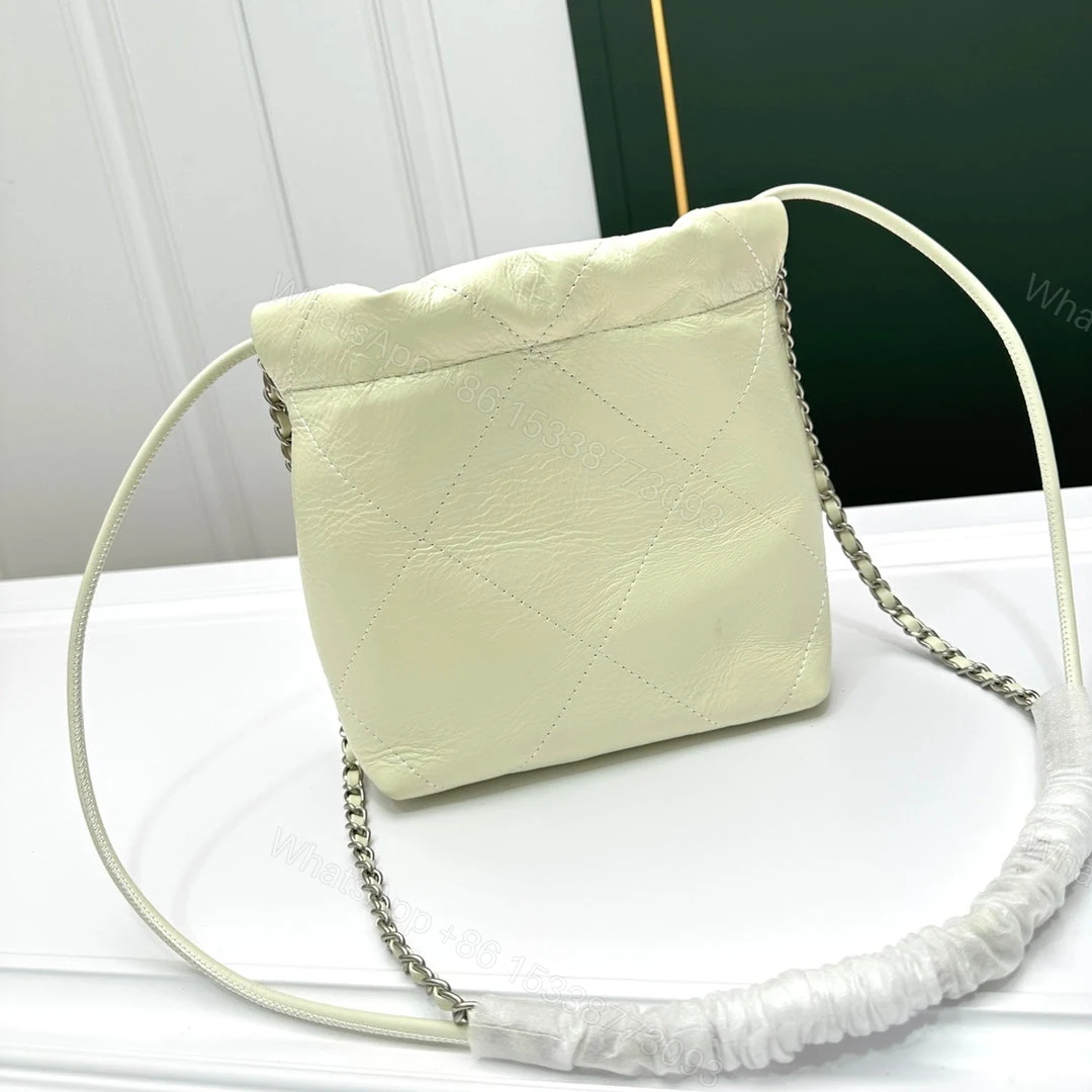 View 4 of Chanel 22 Mini Handbag Light Yellow