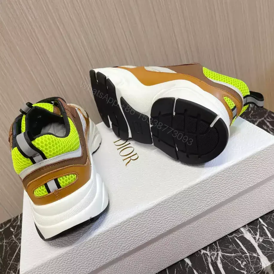 View 9 of B22 SNEAKER TECHNICAL MESH WITH AND CALFSKIN – CD129