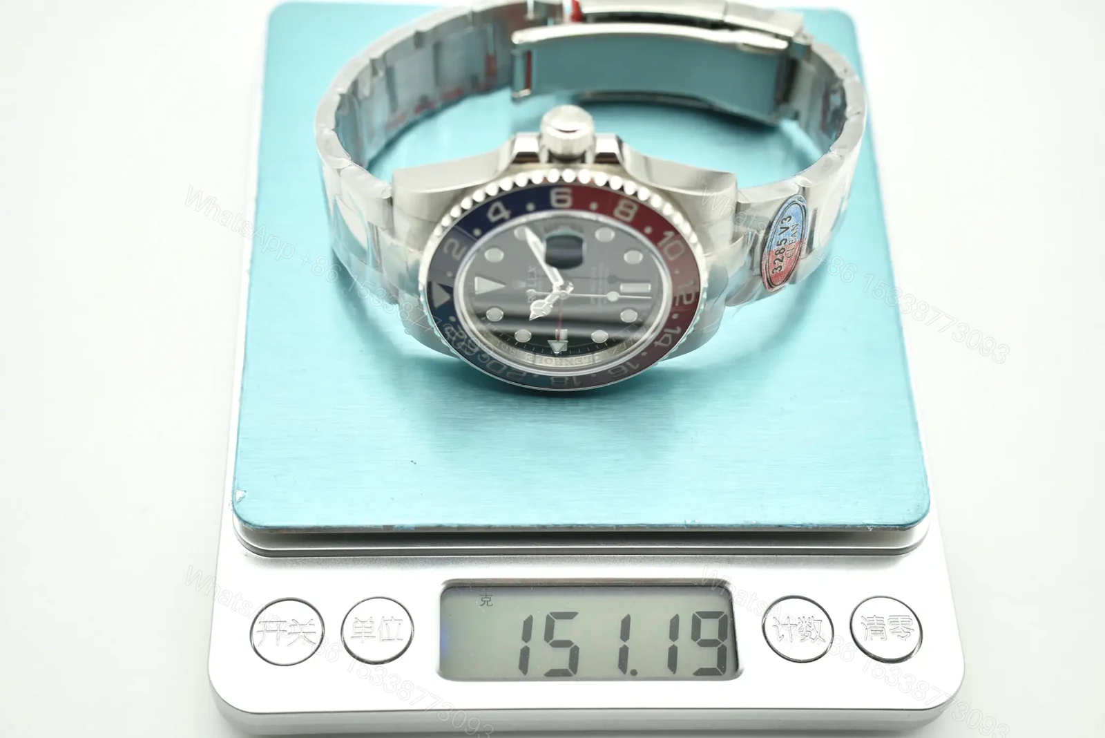 View 9 of Rolex GMT-Master II Pepsi Oyster Watch Ultimate 40MM 126710BLRO-0002