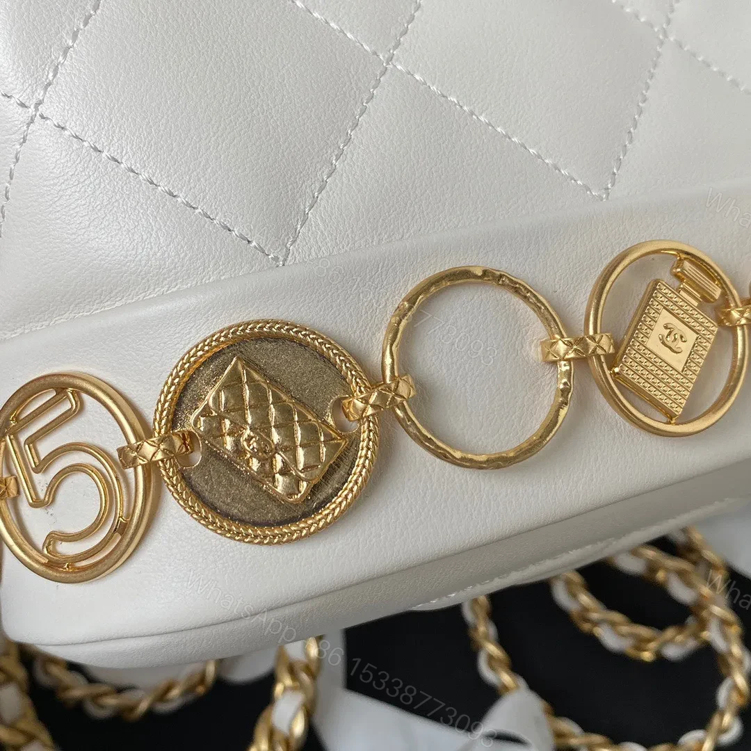 View 6 of Chanel Charm Mini Backpack Like Auth Lock Handle Plated 18cm