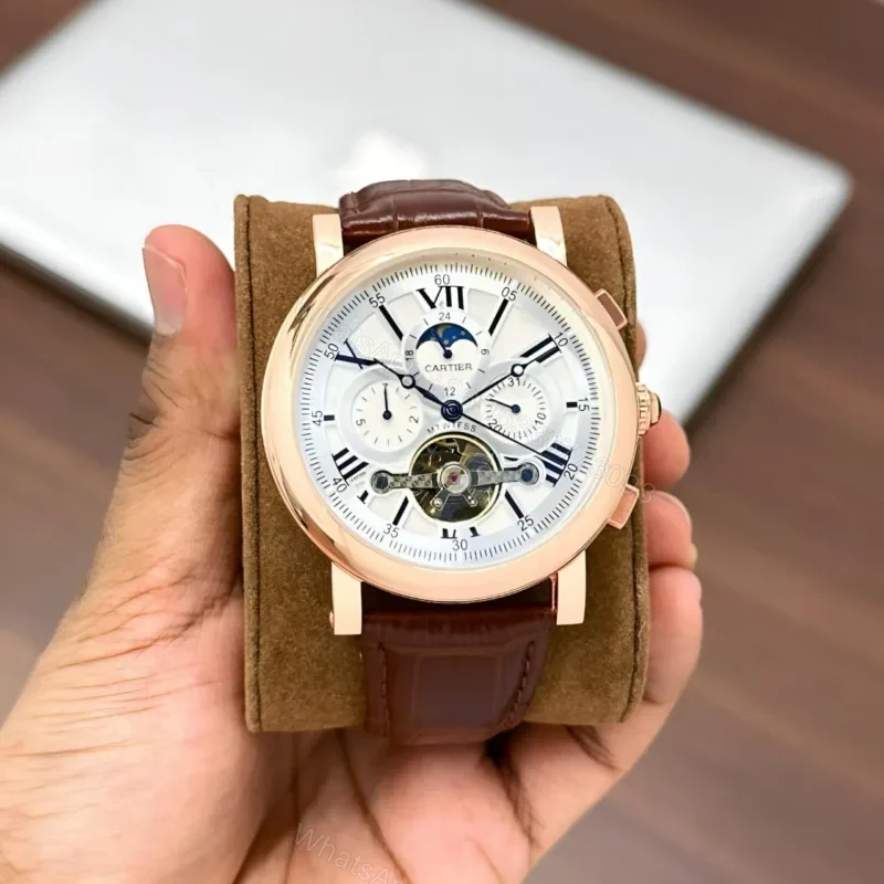 View 2 of Cartier Open Heart Tourbillon 43mm White Dial Automatic