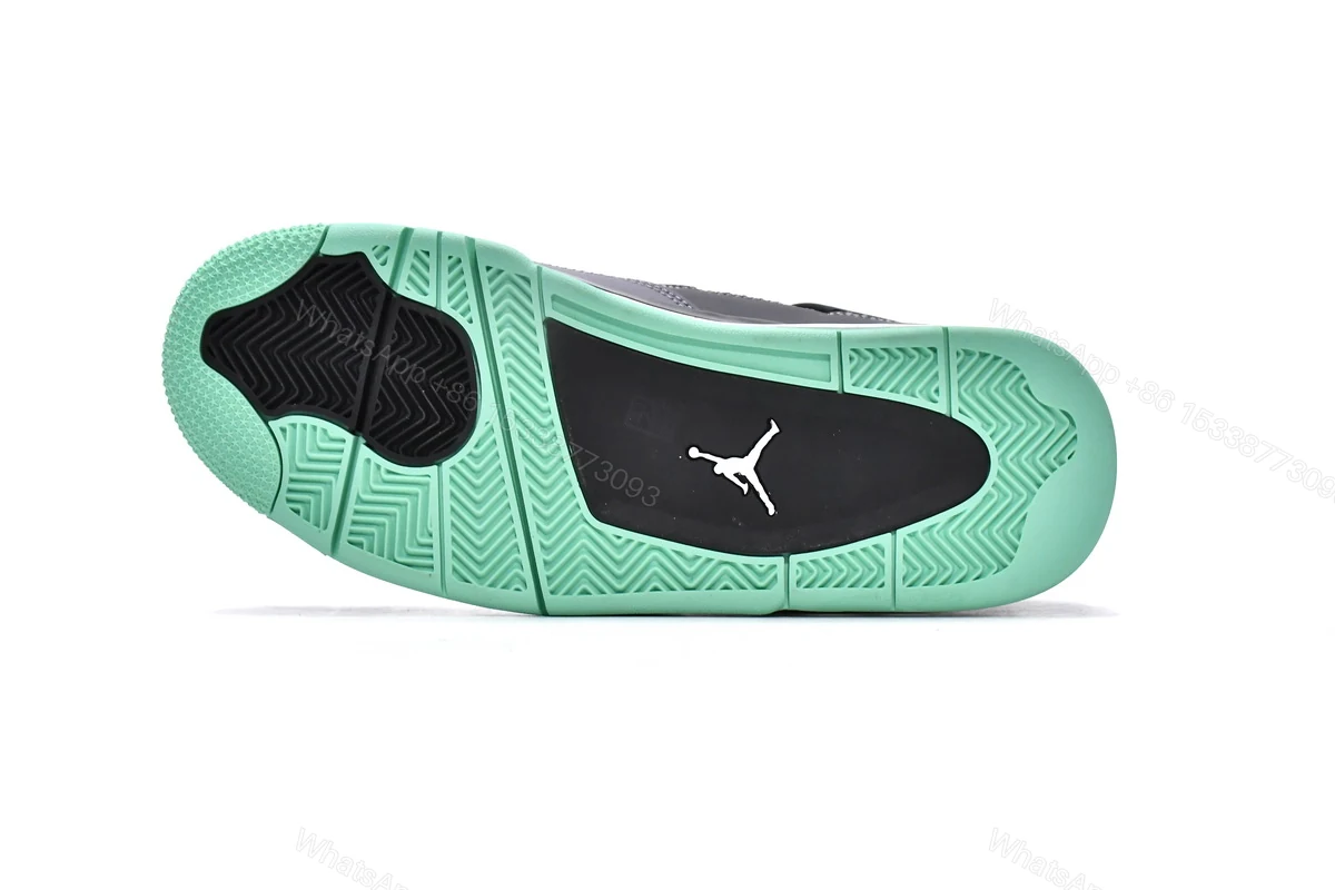 View 5 of Air Jordan 4 Retro Green Glow 308497-033 (Top Quality)
