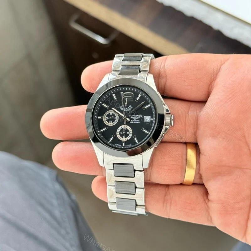 Longines Conquest Chronograph Black 44mm — view 1