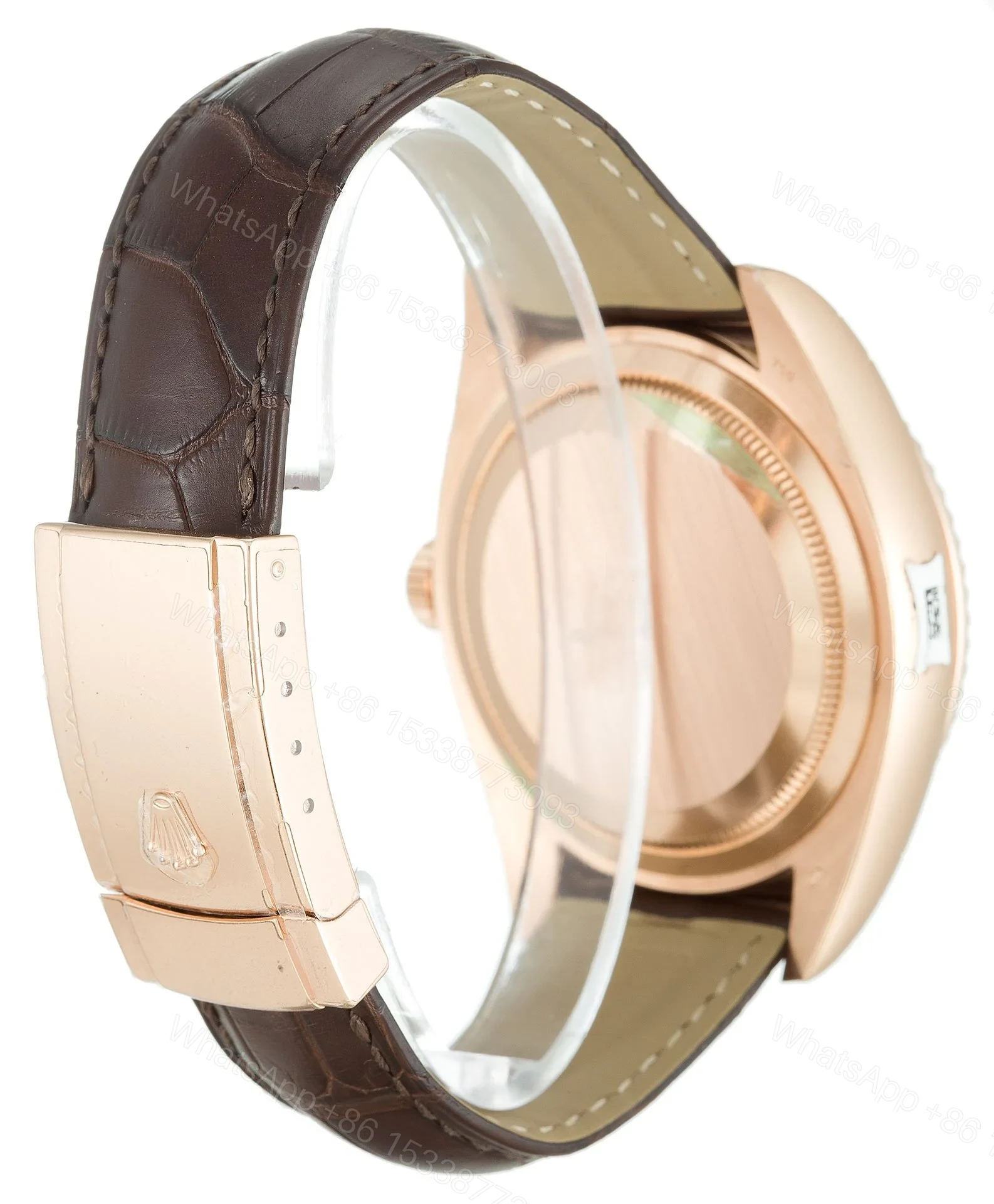 View 3 of Replica Rolex Sky-Dweller Brown Dial 326135