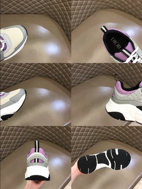 View 5 of B22 SNEAKER TECHNICAL MESH WITH AND CALFSKIN – CD95