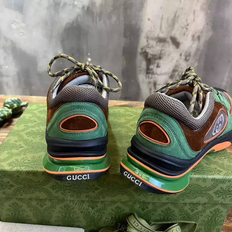 View 7 of GUCCI RUN SNEAKERS IN GREEN – GC163