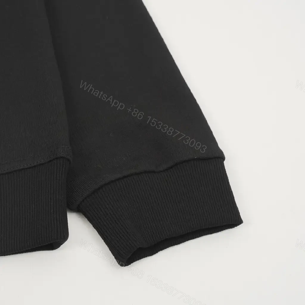 View 5 of Bold Logo Sweatshirt: Black, Knit, Streetwear Chic, Premium Branding
