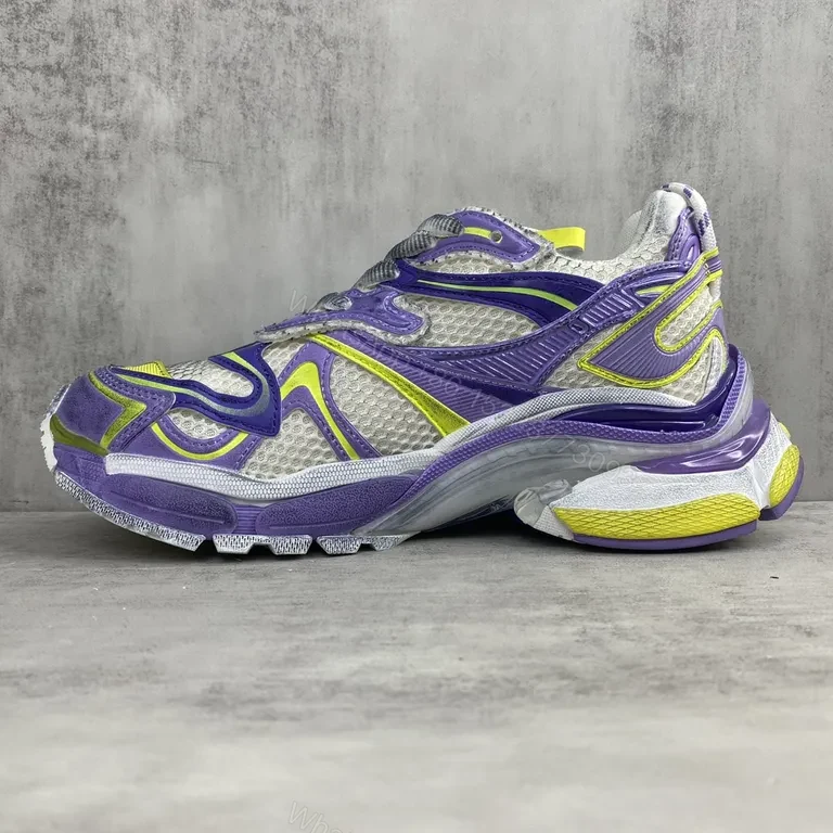 View 6 of Bold Lilac Lemon Luxe Sneaker: Luxe Futuristic Comfort Sneakers