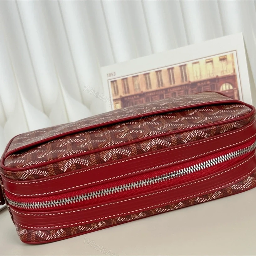 View 9 of 高仿Goyard*CAPVEP10相機郵差包紅色小號免檢版