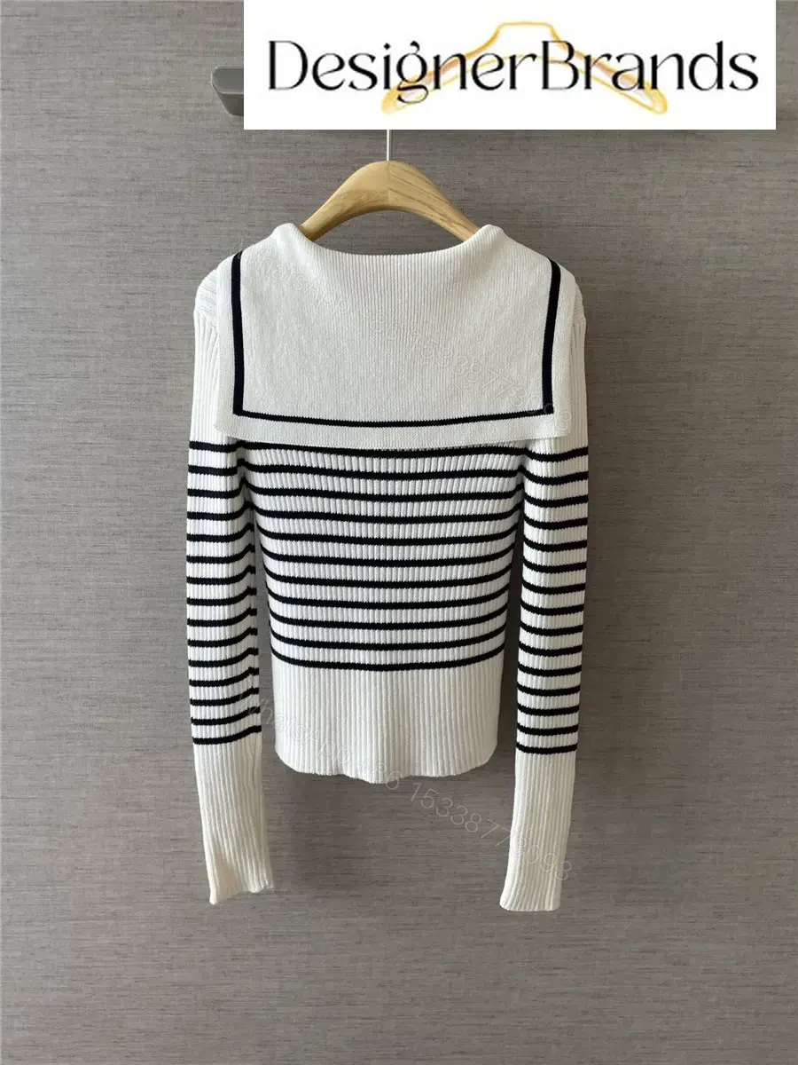 View 8 of Dior Dioriviera Striped Hooded Knit Sweater