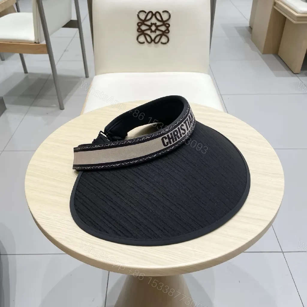View 8 of Structured Shield Sun Visor: Black, Textile Band, Deluxe Style, Adjustable Fit, Visor