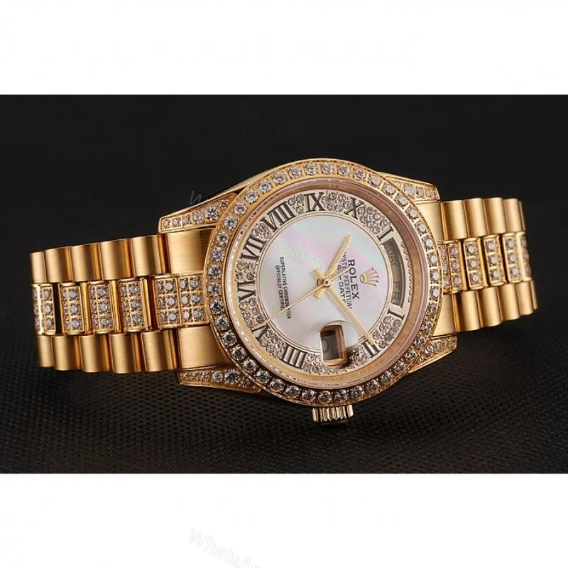 View 4 of Superclone Rolex Day-Date White Dial 1453958 37 mm
