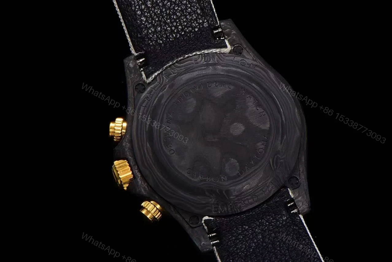 View 12 of Replica DiW Rolex Cosmograph Daytona All Carbon Yellow Edition