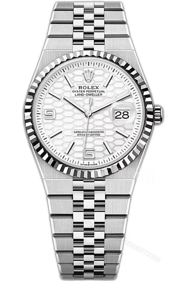 Super Clone Rolex Land-Dweller M127334-0001 White Dial 7135 Movement 40mm — view 1