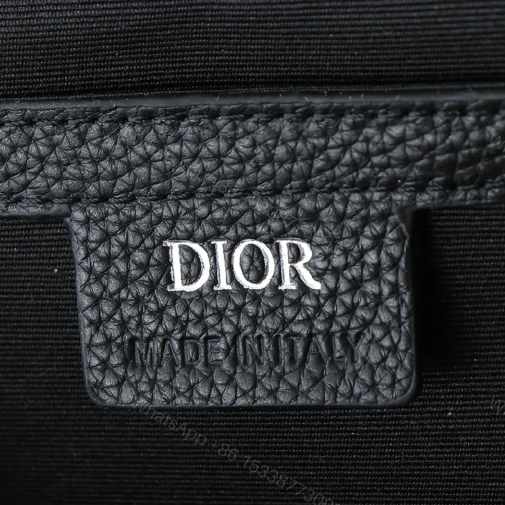 View 9 of Monochrome Jacquard Messenger: Structured, Subtle Luxury Bag