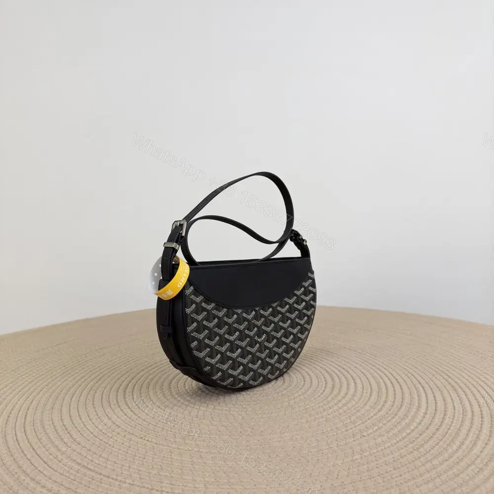 View 3 of 高仿Goyard*01CL01P單肩半月包黑色免檢版