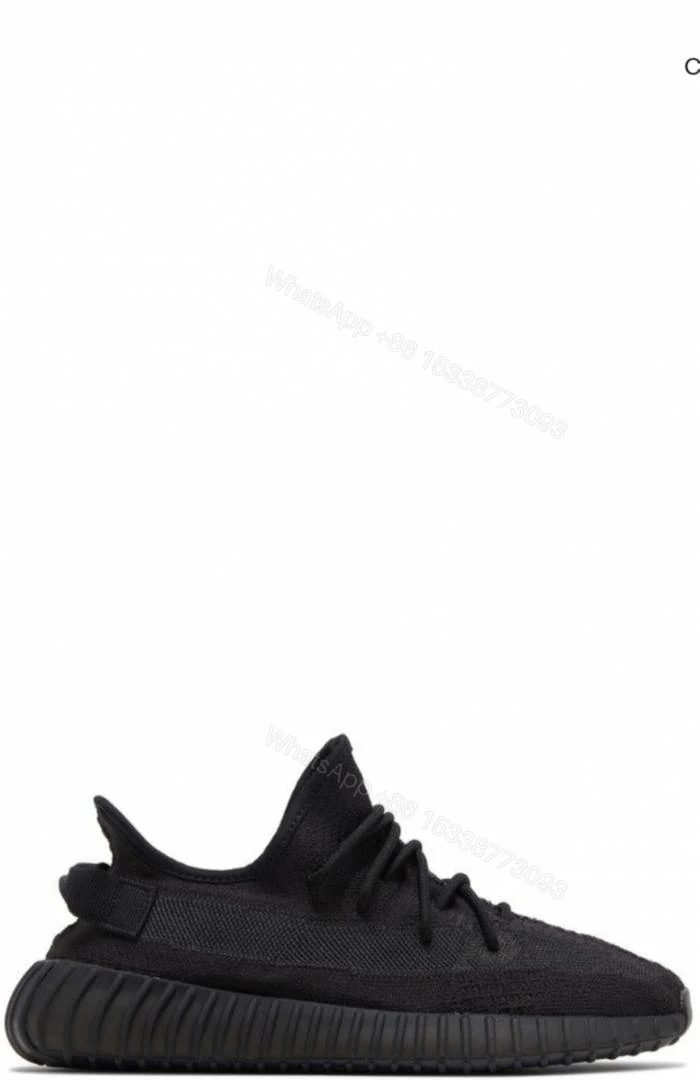First Copy Adidas Yeezy Boost 350 V2 Black Red Men’s Sneakers — view 1