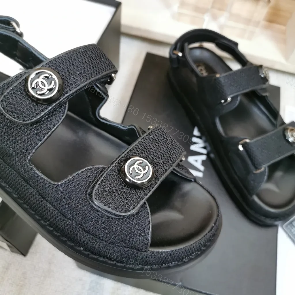 View 6 of Chic Black Sandal Leather Modern Luxury Comfort Footwear