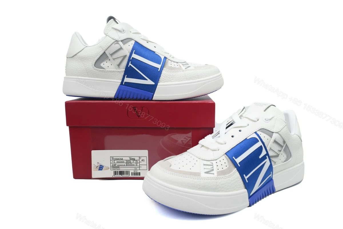 View 2 of Valentino Garavani VL7N Low Sneakers White Blue
